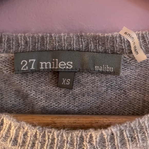 27 Miles Malibu Cashmere Sweater - Picture 4 of 5